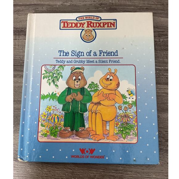 1986 Hardback Teddy Ruxpin “The Sign Of A Friend “ - Picture 1 of 5